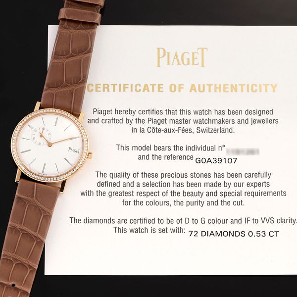 Piaget Altiplano G0A39107